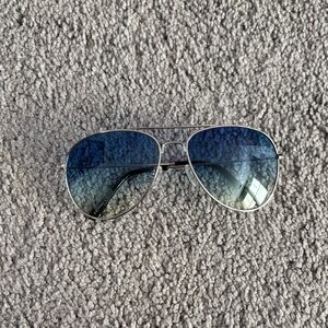 Stylish Blue Gradient Aviator Sunglasses
